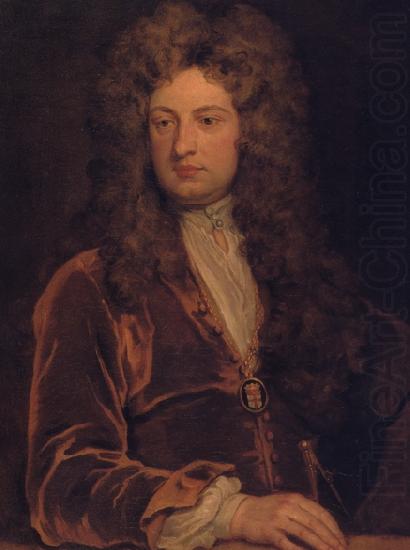 Sir Godfrey Kneller Portrait of John Vanbrugh china oil painting image